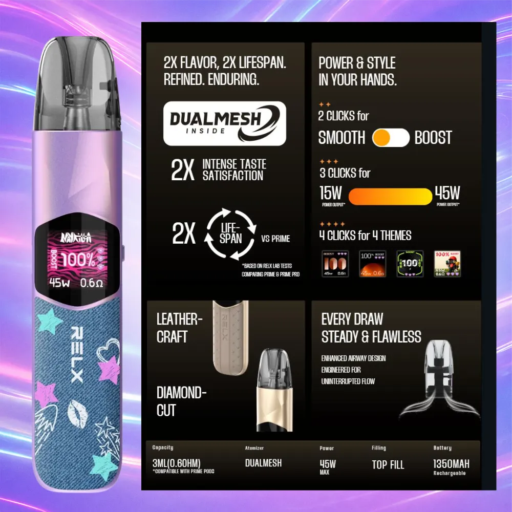 RELX Prime Pro Naykilla Limited Edition - Gambar 2