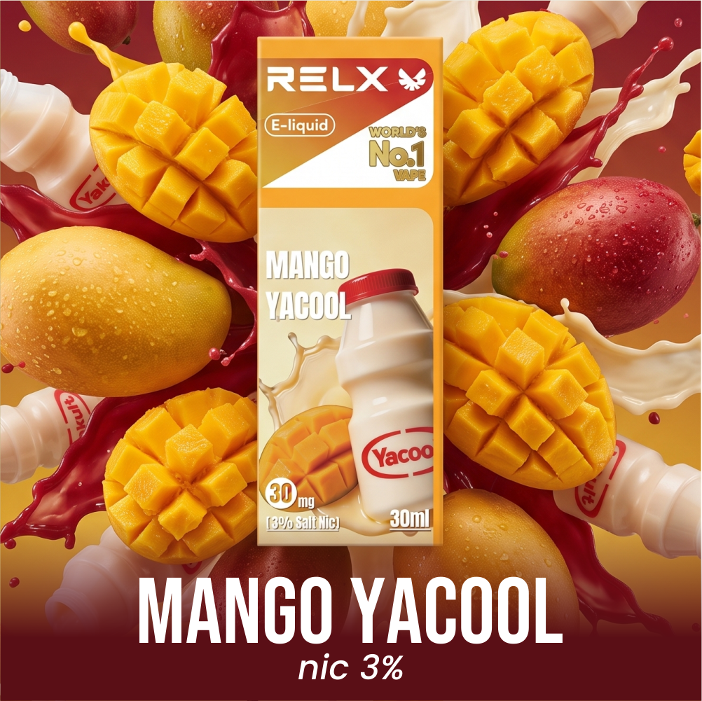 RELX E-LIQUID 30ML MANGO YACOOL NIC 3%
