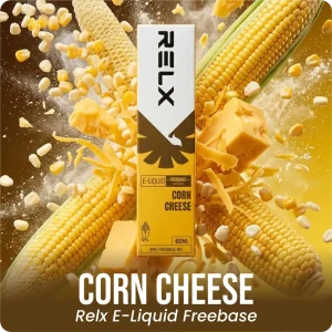 RELX E-LIQUID 60ML CORN CHEESE FREEBASE NIC 0.3%