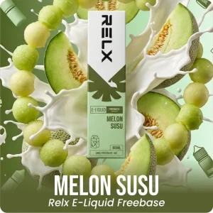 RELX E-LIQUID 60ML MELON SUSU FREEBASE NIC 0.3%